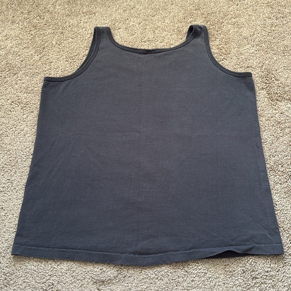 Vintage Tasmanian Devil Taz Hula Hawaiian Print Graphic Sleeveless Shirt Tank - Picture 7 of 7